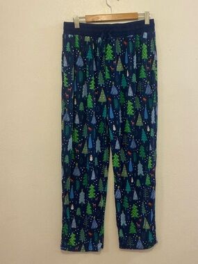 Little Sleepies bamboo Men’s Navy Holiday Tree Lounge Pants